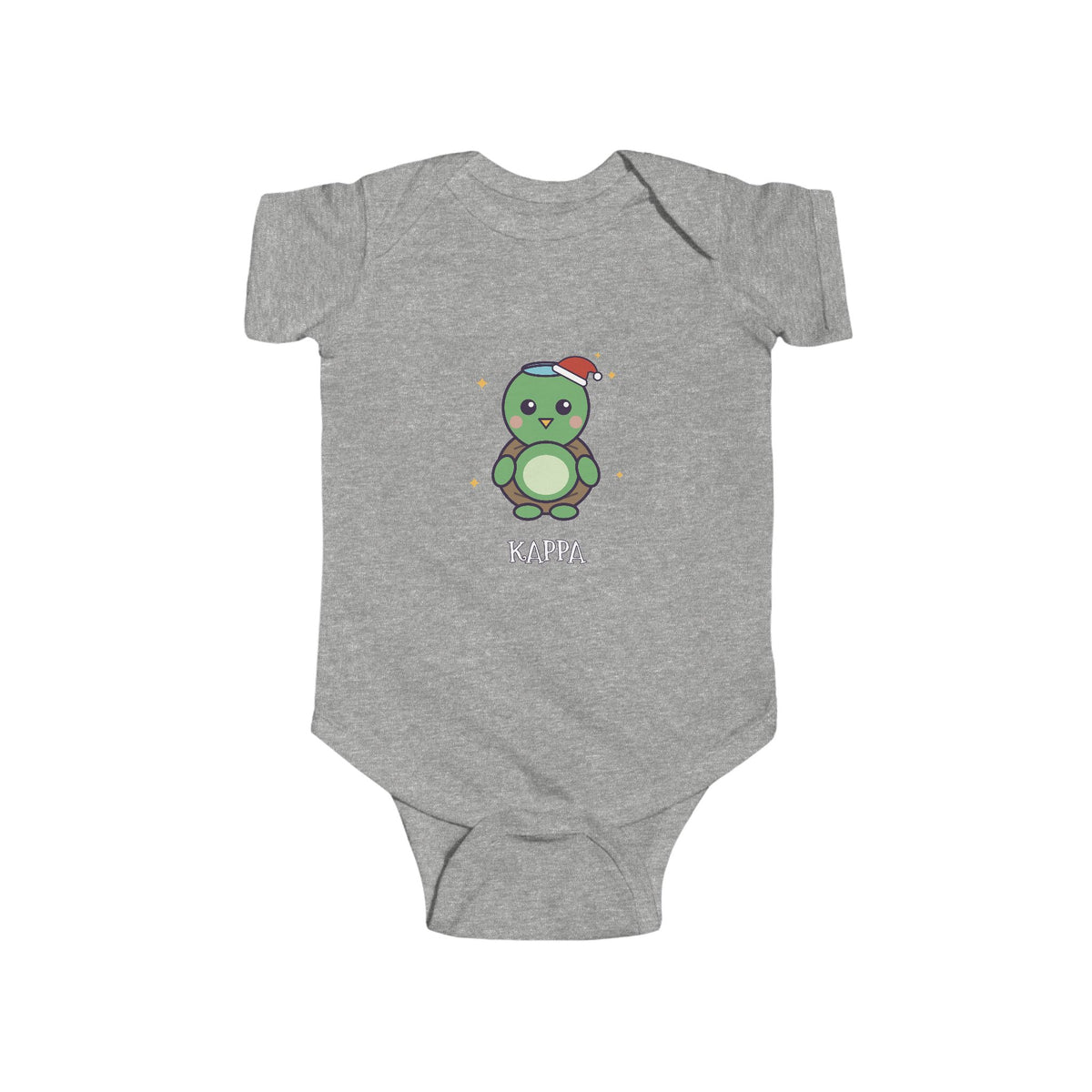 Kappa Christmas Baby Bodysuit - Cute Santa Kappa Infant Onesie