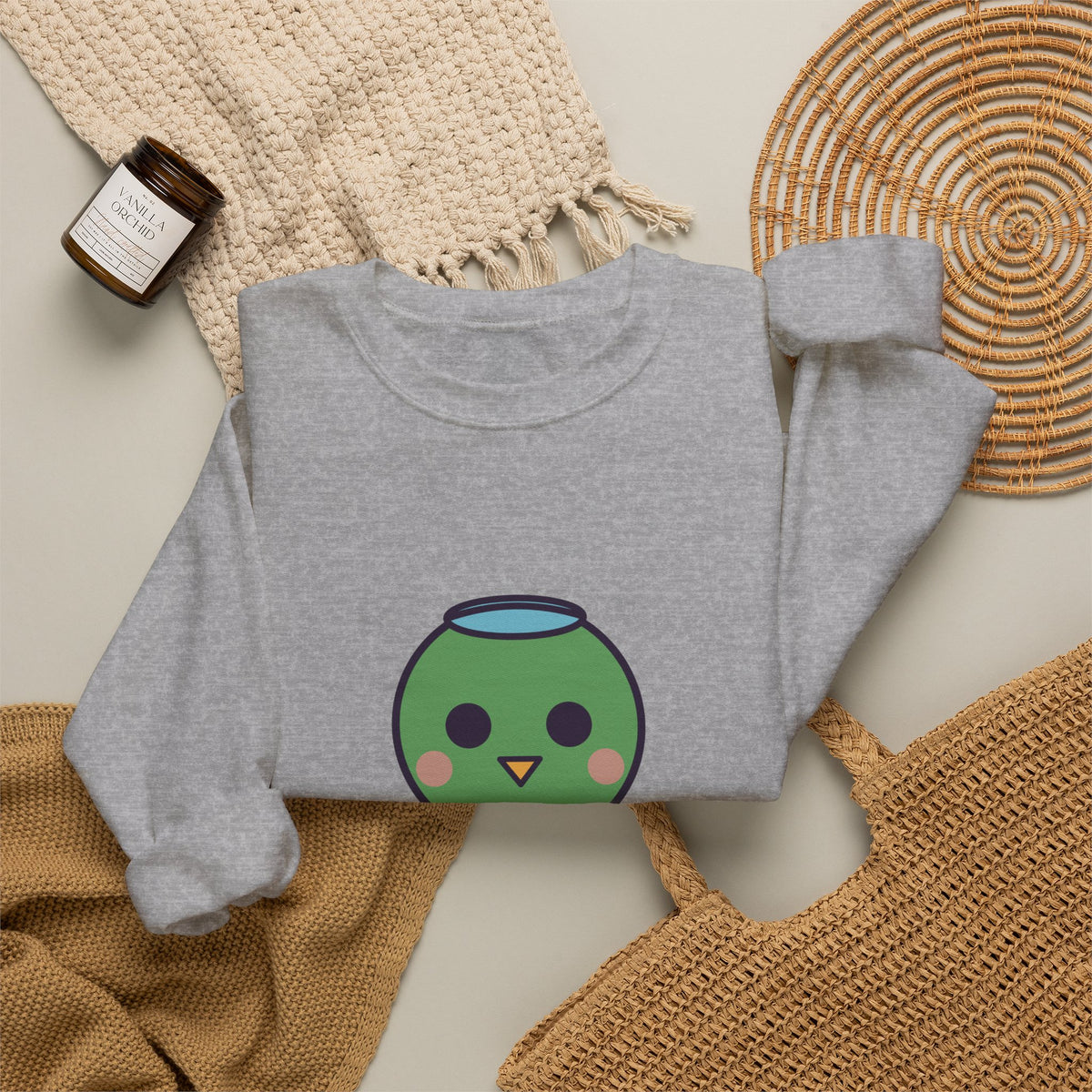 Cute Kappa Unisex Graphic Pullover Sweatshirt