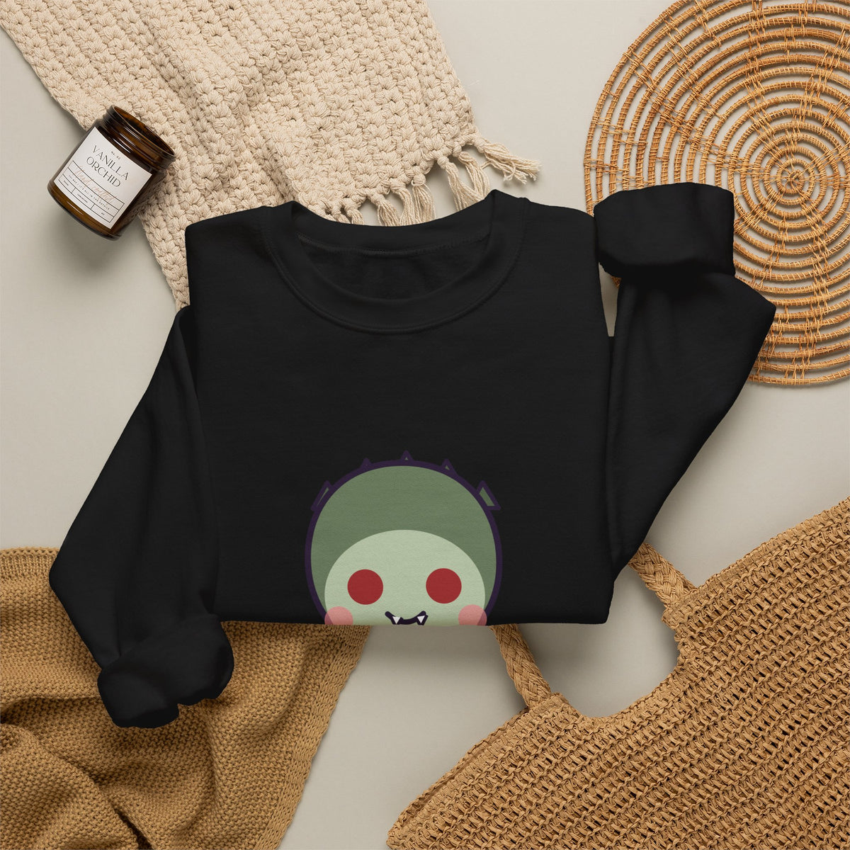 Cute Chupacabra Unisex Graphic Pullover Sweatshirt