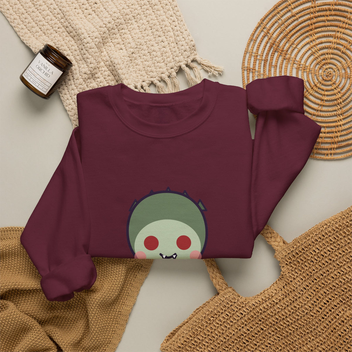 Cute Chupacabra Unisex Graphic Pullover Sweatshirt