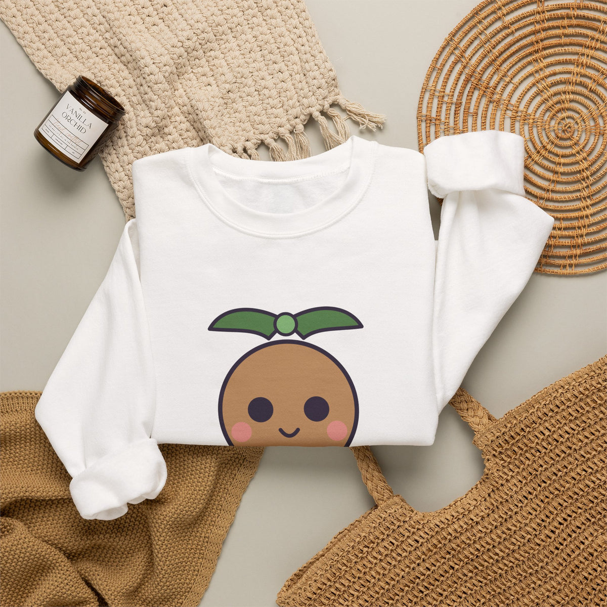 Cute Chaneque Unisex Graphic Pullover Sweatshirt