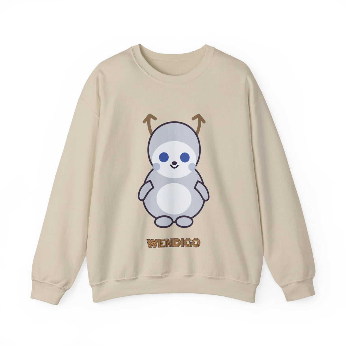 Cute Wendigo Unisex Graphic Pullover Sweatshirt