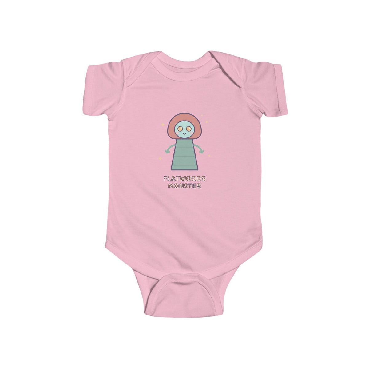 Flatwoods Monster Baby Bodysuit - Cute Flatwoods Monster Infant Onesie