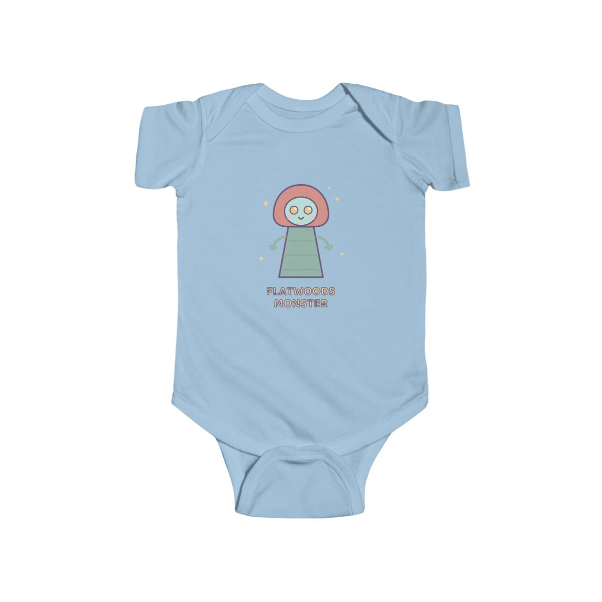 Flatwoods Monster Baby Bodysuit - Cute Flatwoods Monster Infant Onesie