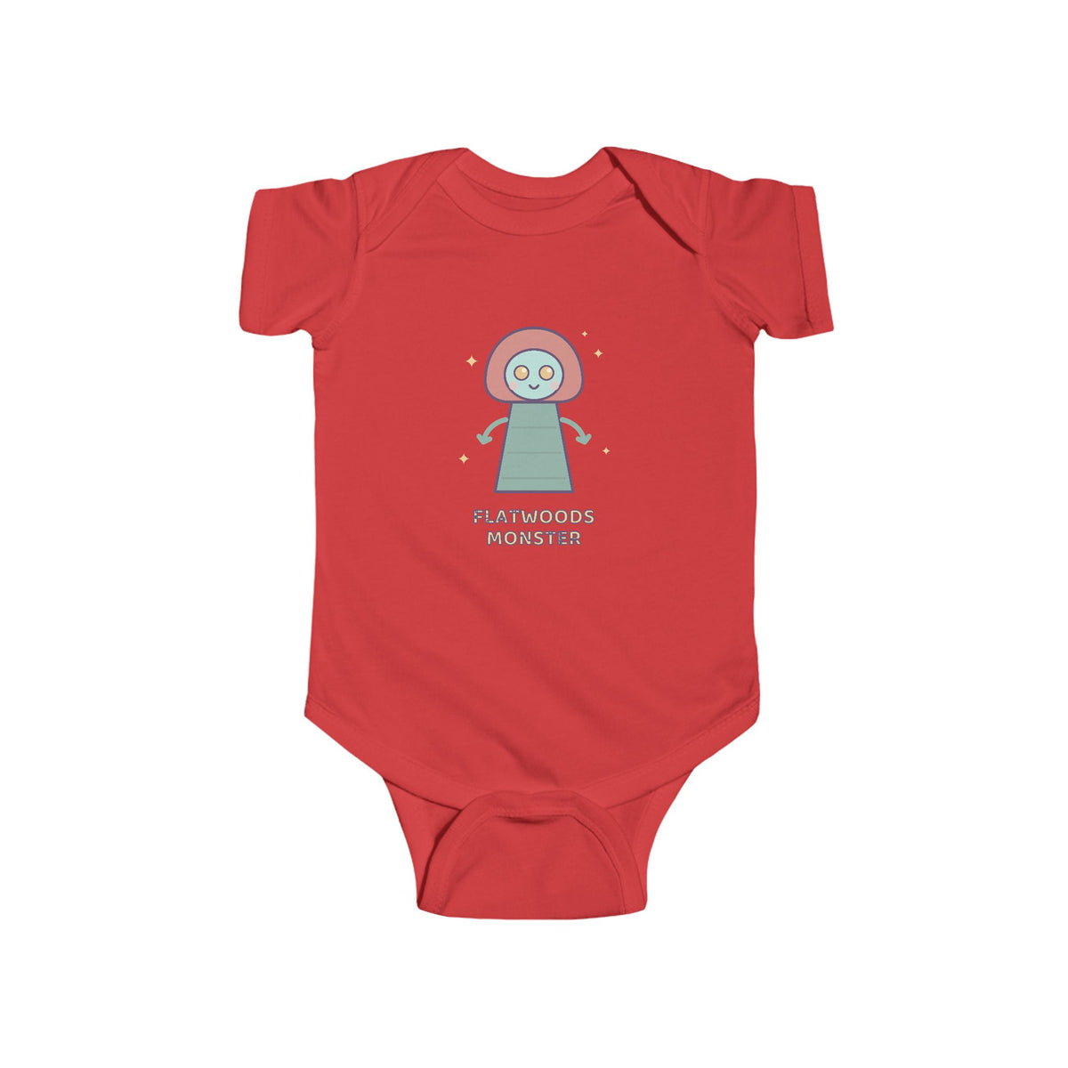 Flatwoods Monster Baby Bodysuit - Cute Flatwoods Monster Infant Onesie