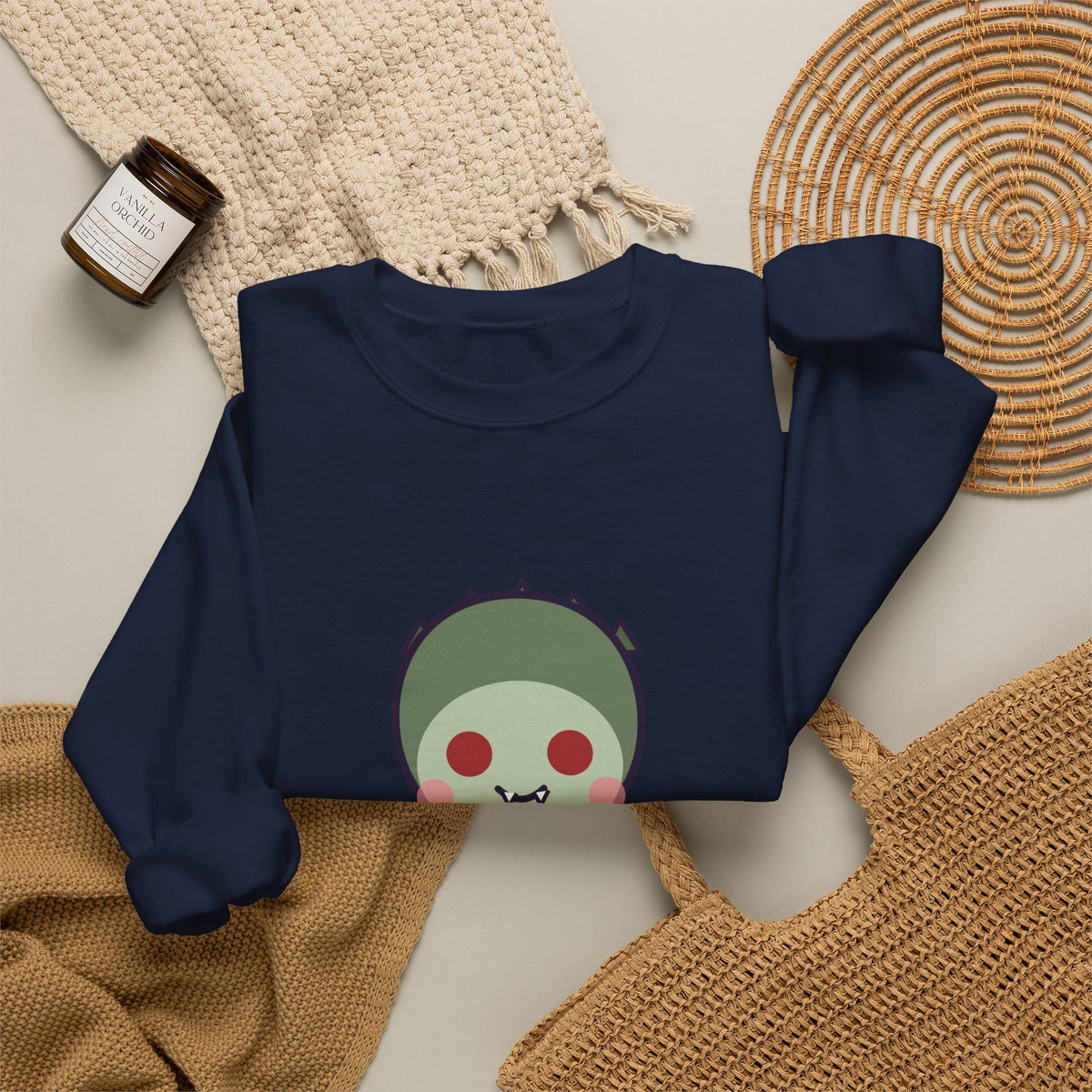 Cute Chupacabra Unisex Graphic Pullover Sweatshirt
