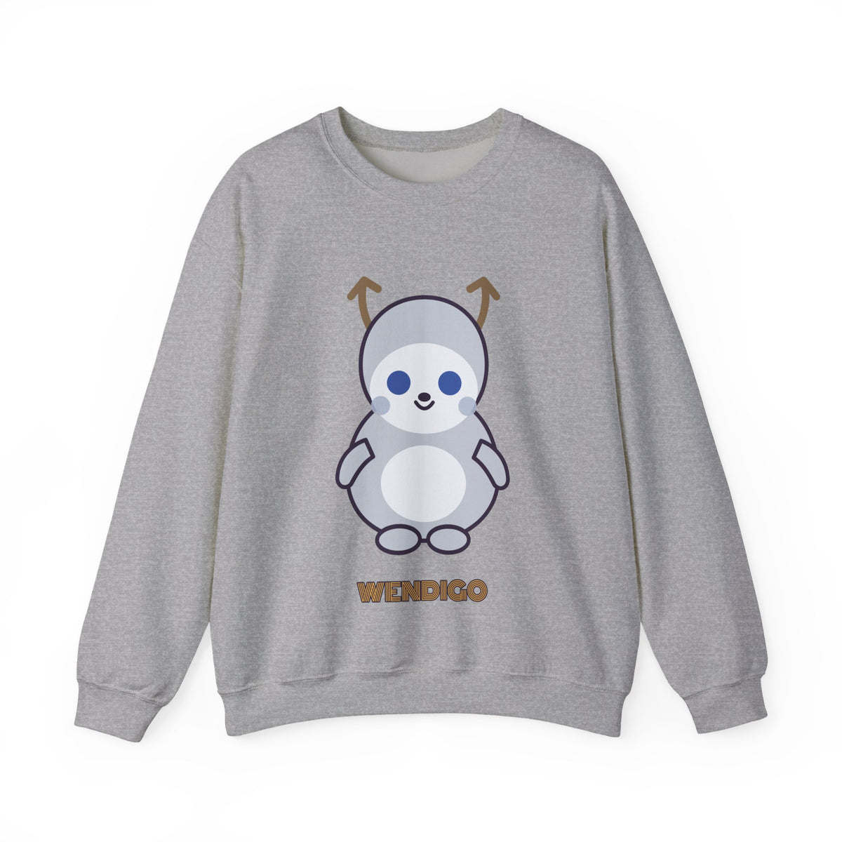 Cute Wendigo Unisex Graphic Pullover Sweatshirt