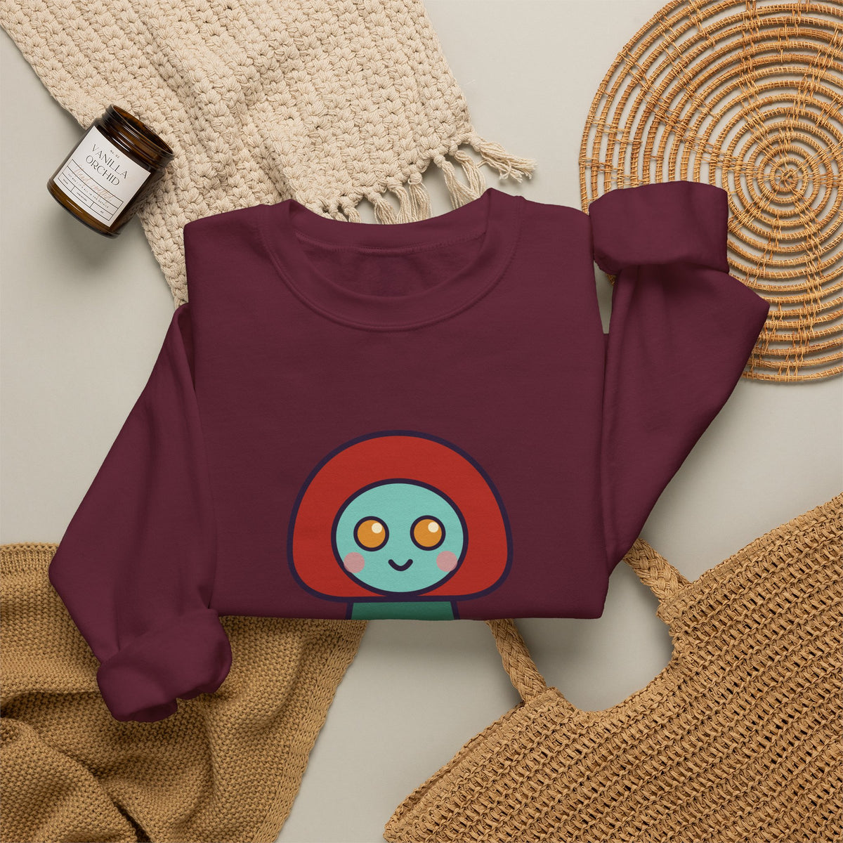 Cute Flatwoods Monster Unisex Graphic Pullover Sweatshirt