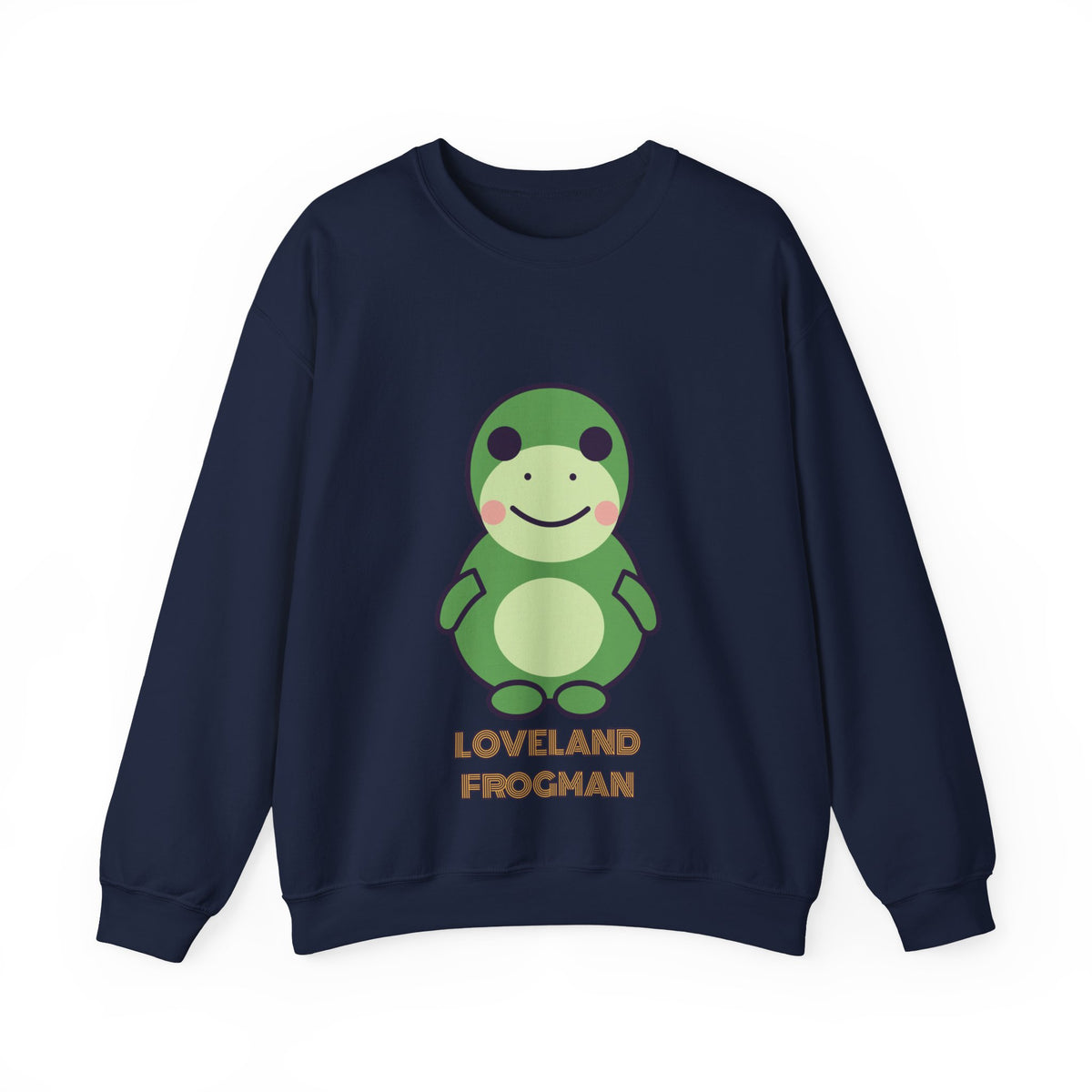 Cute Loveland Frogman Unisex Graphic Pullover Sweatshirt
