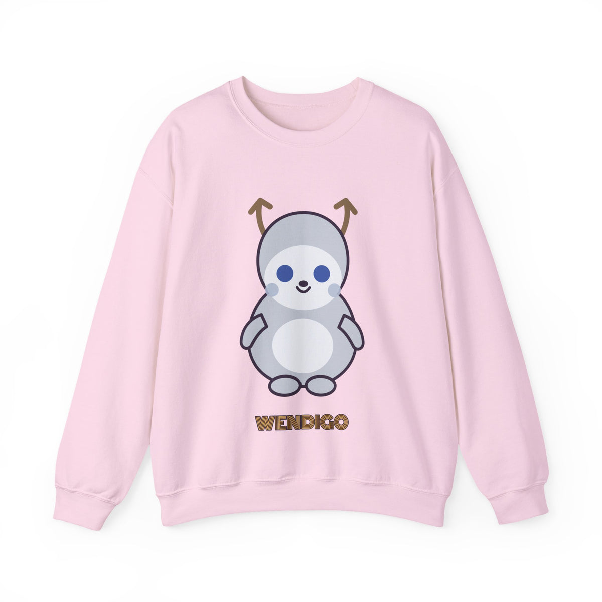 Cute Wendigo Unisex Graphic Pullover Sweatshirt