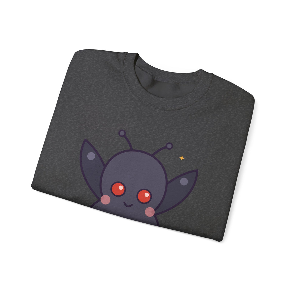 Cute Mothman Graphic Pullover Sweatshirt