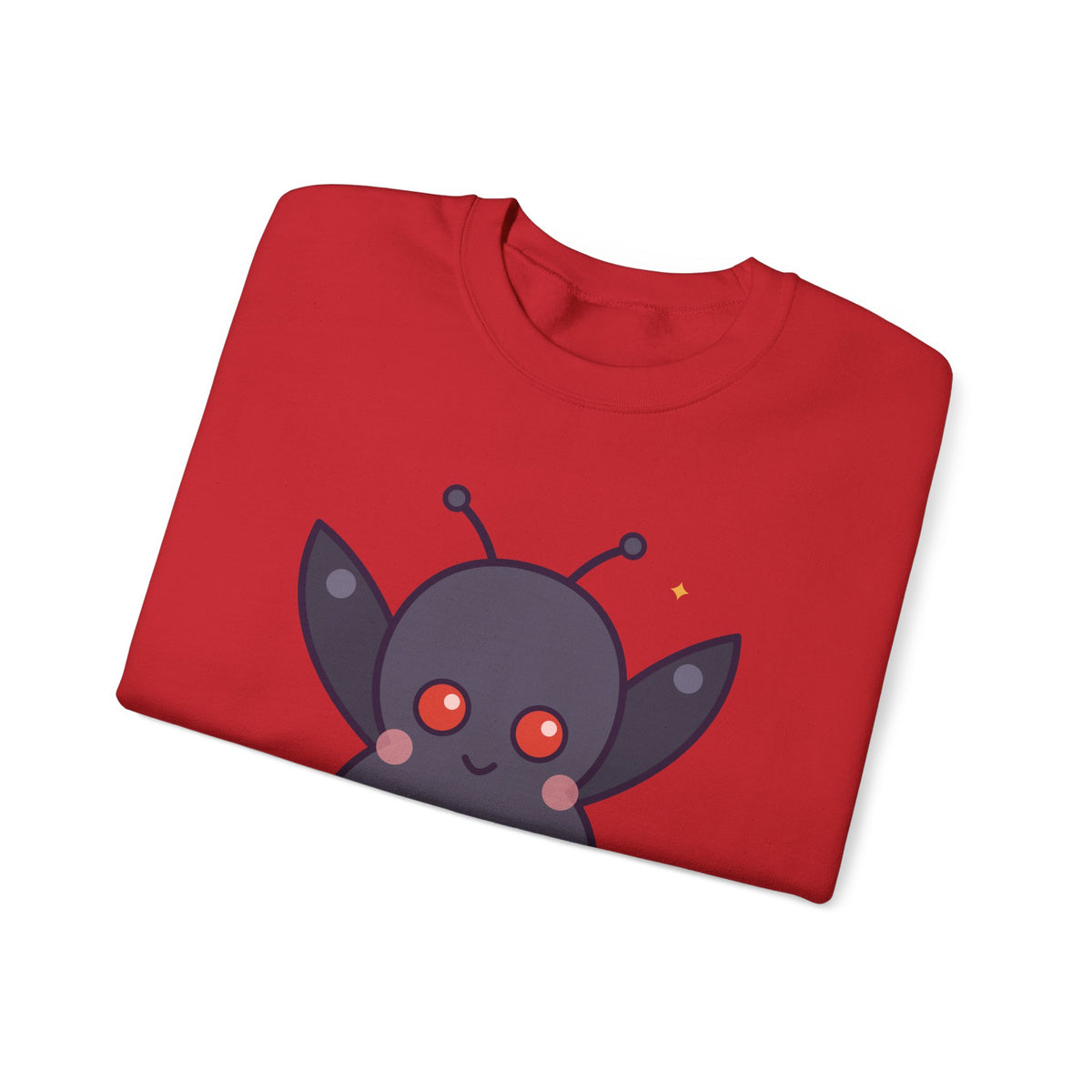 Cute Mothman Graphic Pullover Sweatshirt