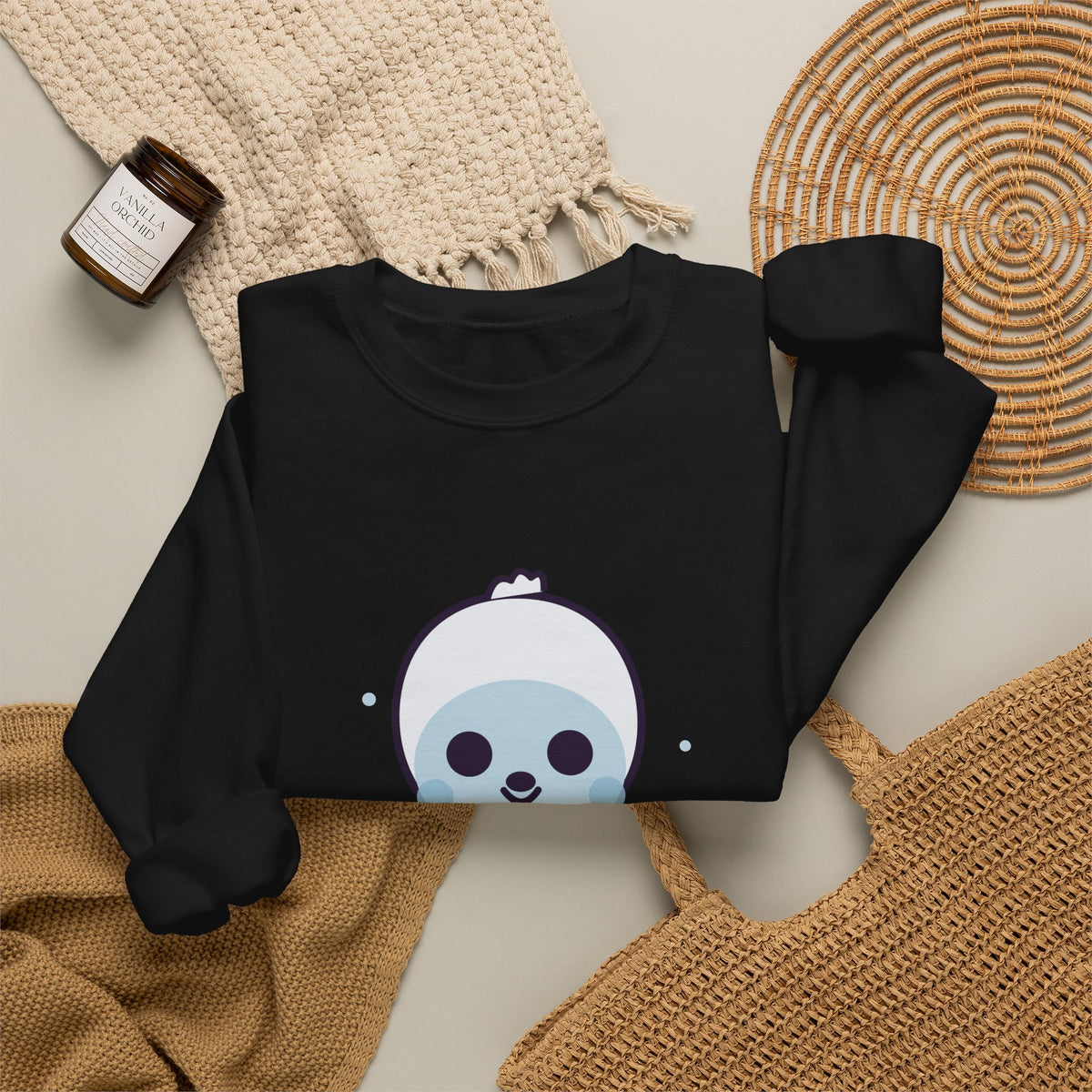 Cute Yeti Unisex Graphic Pullover Sweatshirt