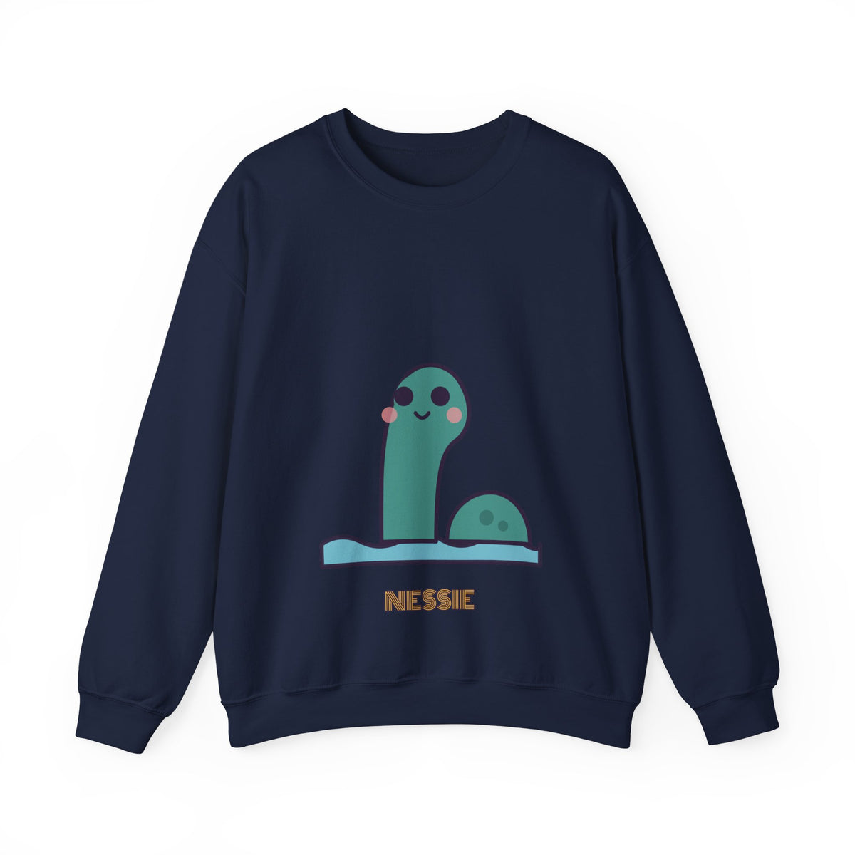 Cute Nessie Unisex Graphic Pullover Sweatshirt