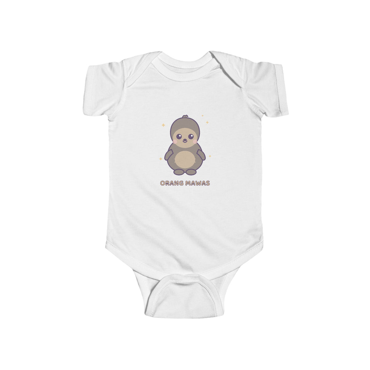 Orang Mawas Baby Bodysuit - Cute Orang Mawas Infant Onesie