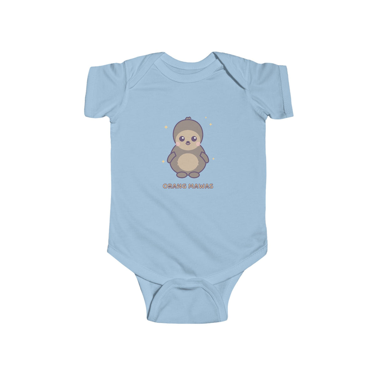 Orang Mawas Baby Bodysuit - Cute Orang Mawas Infant Onesie