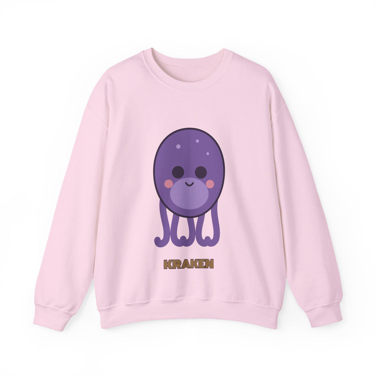 Cute Kraken Unisex Graphic Pullover Sweatshirt