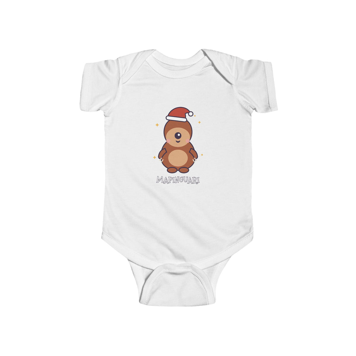 Mapinguari Christmas Baby Bodysuit - Cute Santa Mapinguari Infant Onesie