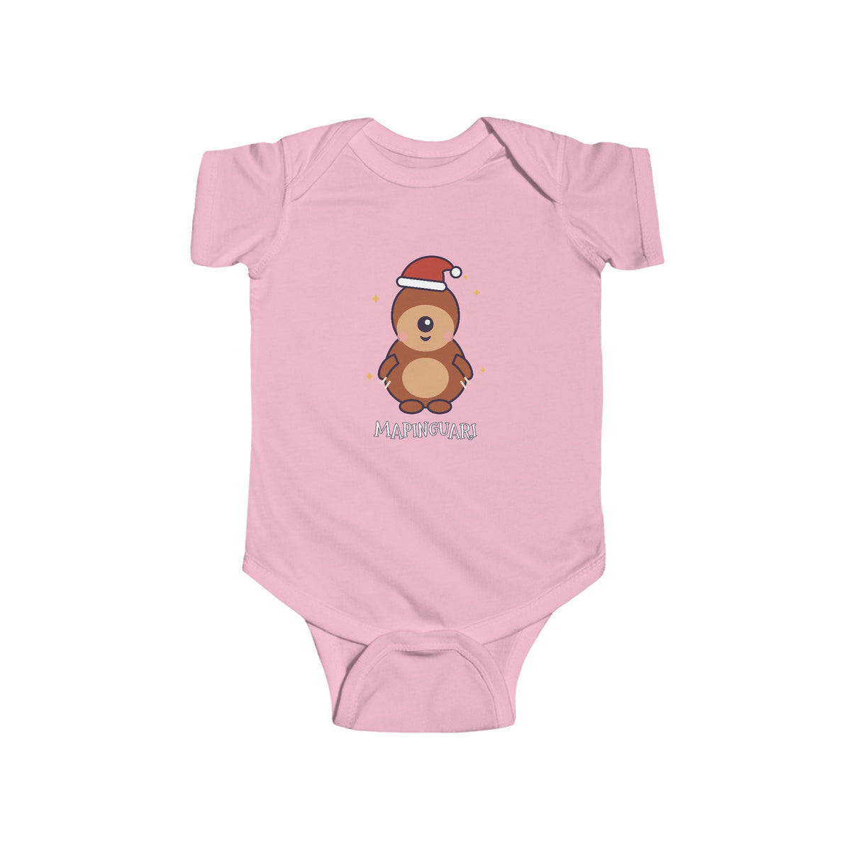 Mapinguari Christmas Baby Bodysuit - Cute Santa Mapinguari Infant Onesie