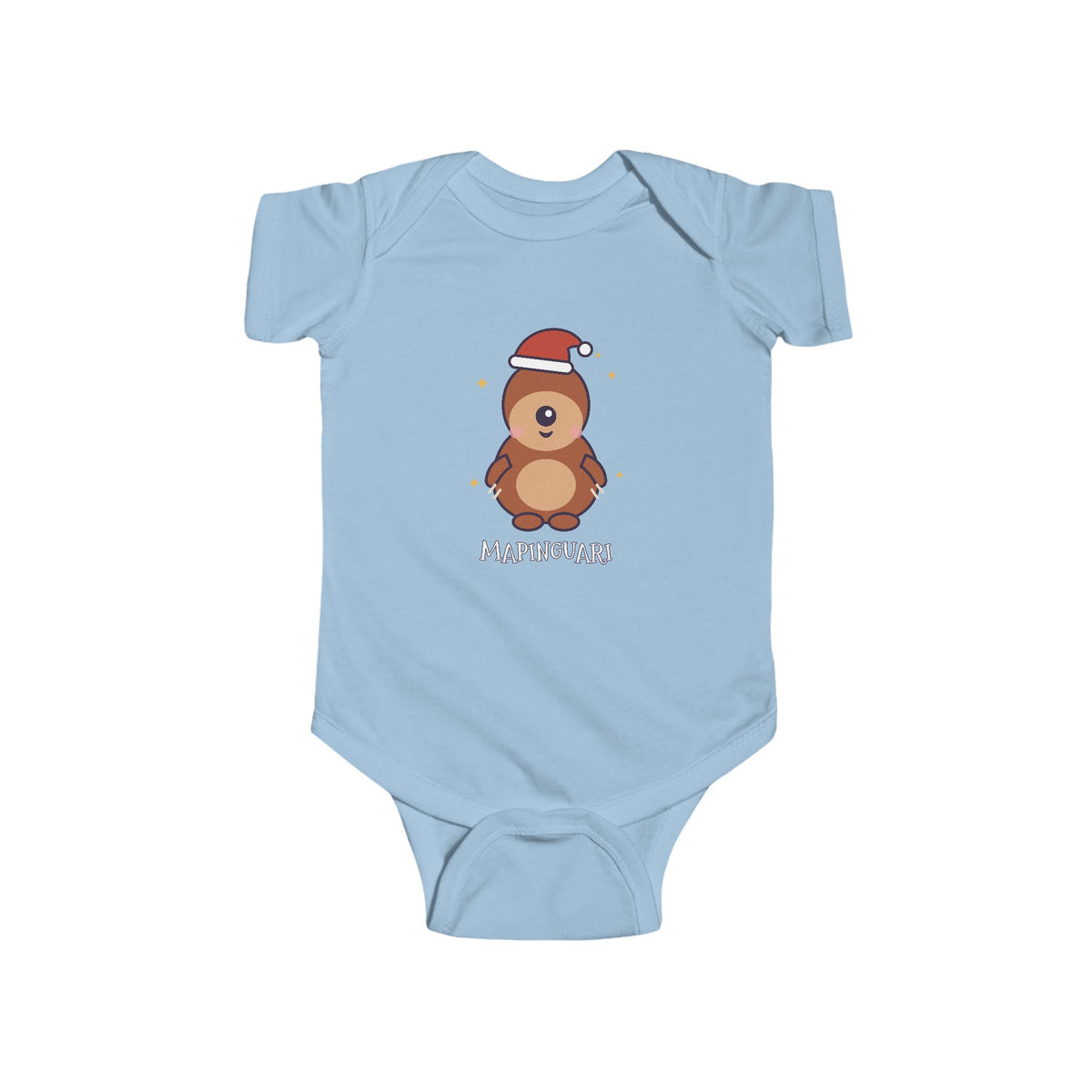 Mapinguari Christmas Baby Bodysuit - Cute Santa Mapinguari Infant Onesie