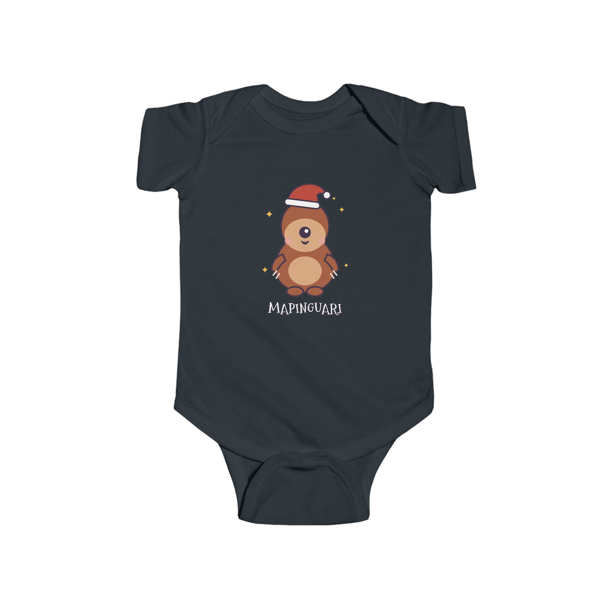 Mapinguari Christmas Baby Bodysuit - Cute Santa Mapinguari Infant Onesie