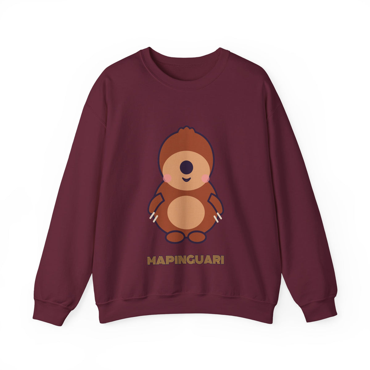Cute Mapinguari Unisex Graphic Pullover Sweatshirt