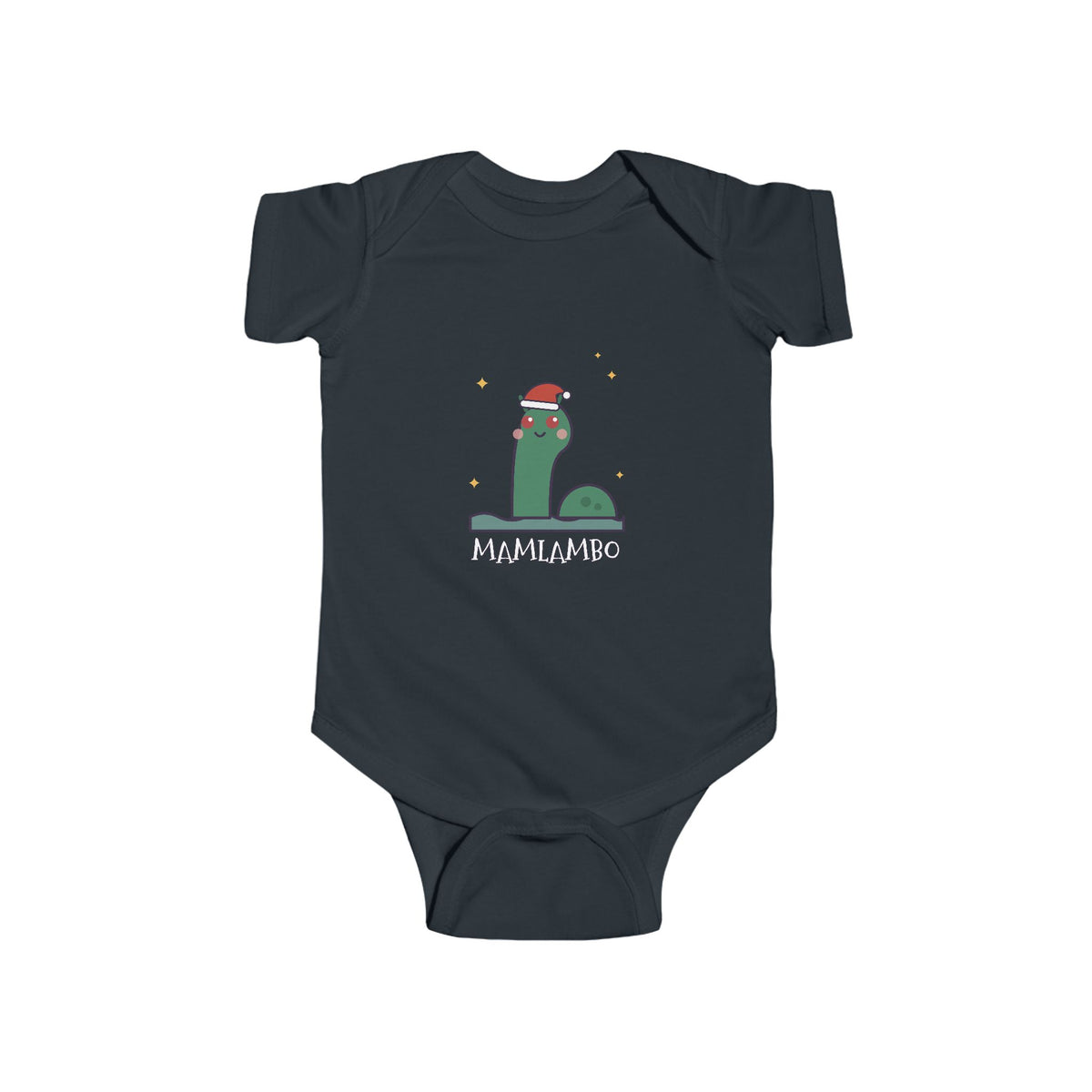 Mamlambo Christmas Baby Bodysuit - Cute Santa Mamlambo Infant Onesie