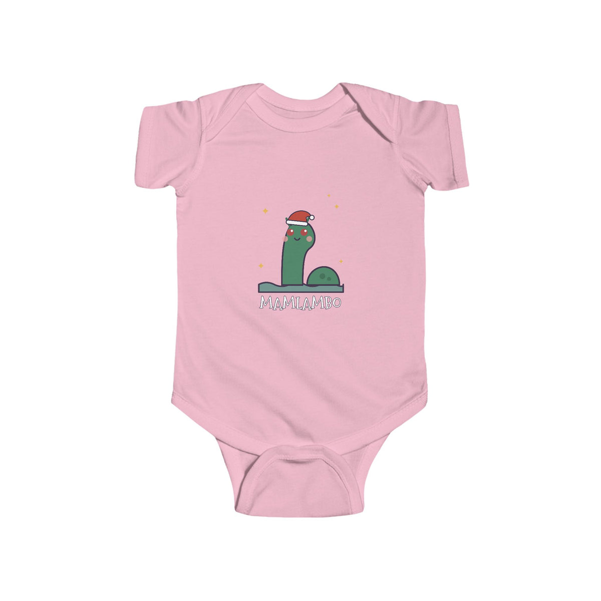 Mamlambo Christmas Baby Bodysuit - Cute Santa Mamlambo Infant Onesie