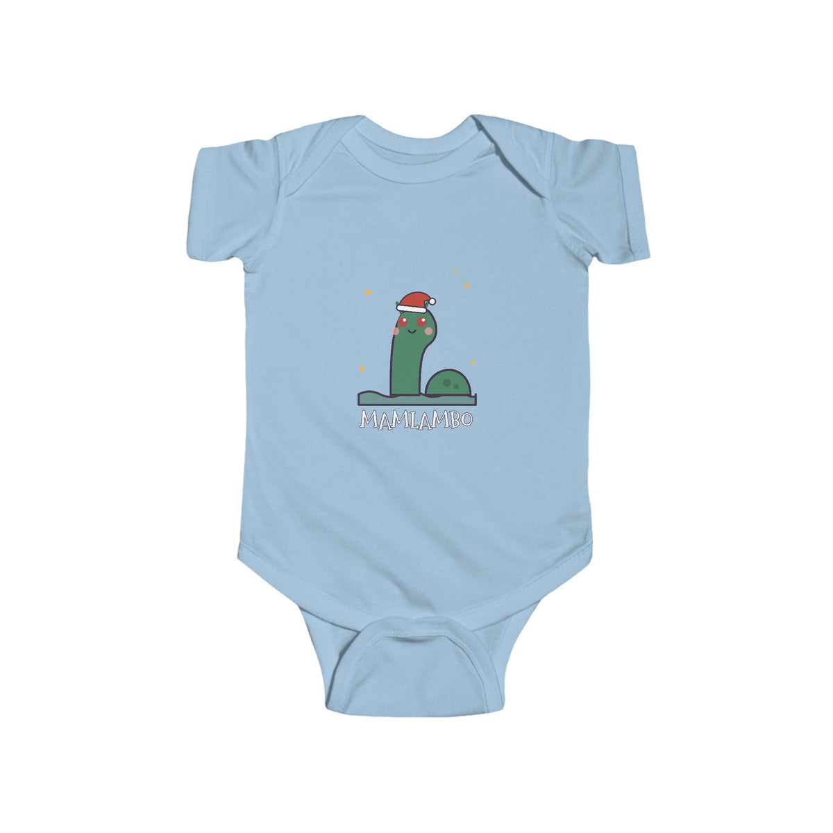 Mamlambo Christmas Baby Bodysuit - Cute Santa Mamlambo Infant Onesie
