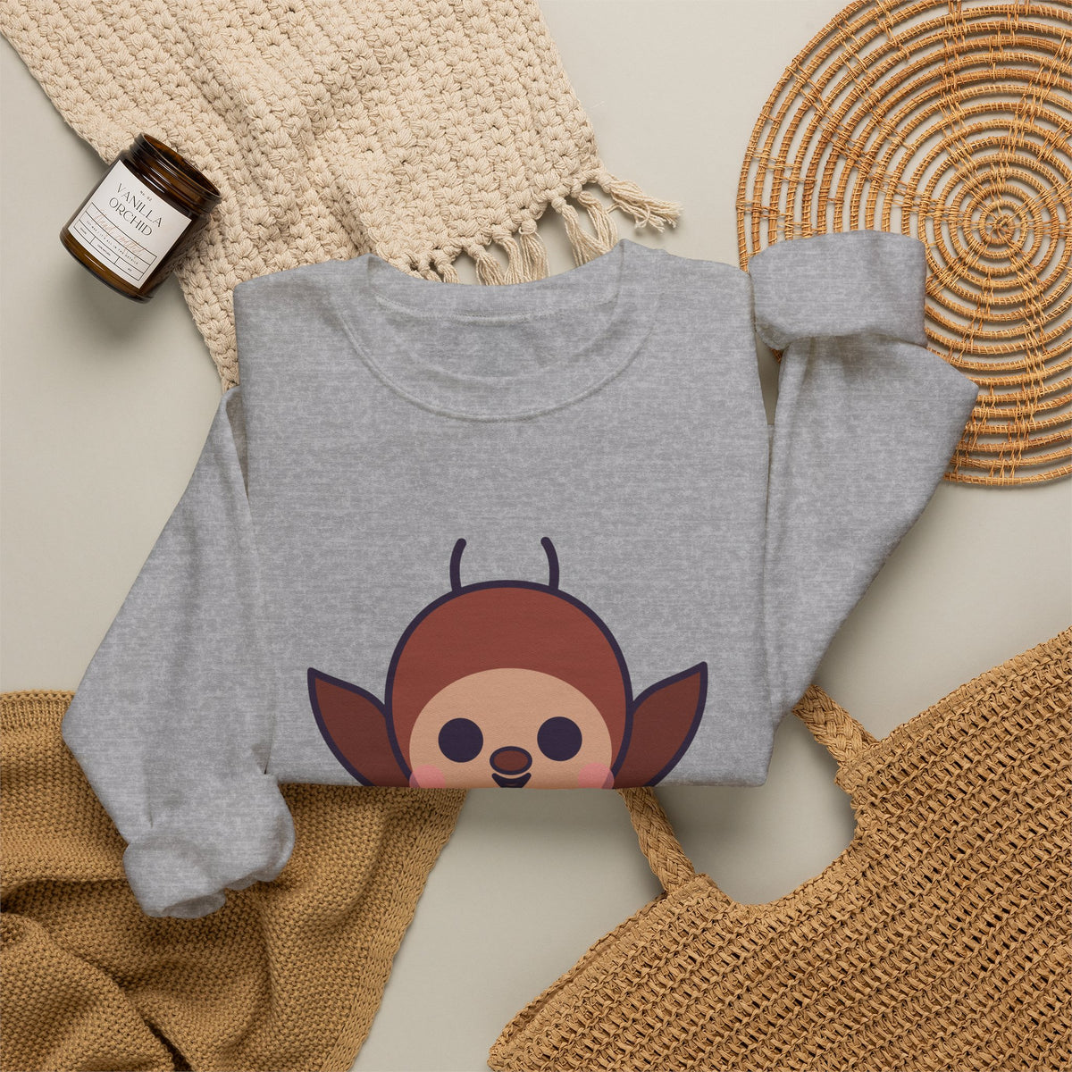 Cute Jersey Devil Unisex Graphic Pullover Sweatshirt