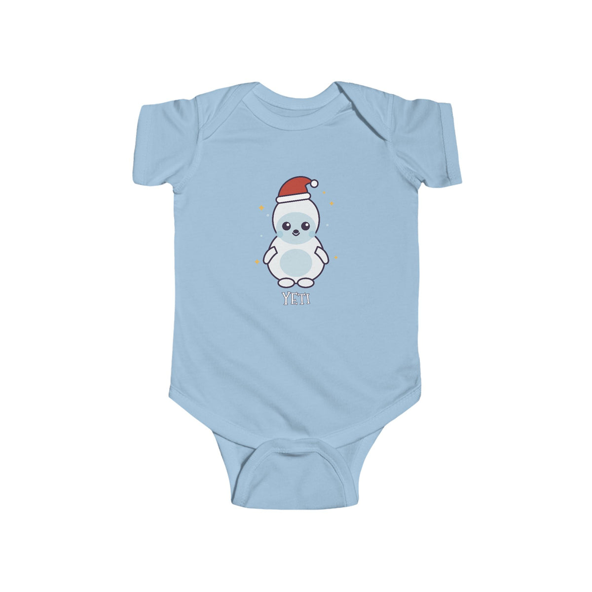 Yeti Christmas Baby Bodysuit - Cute Santa Yeti Infant Onesie