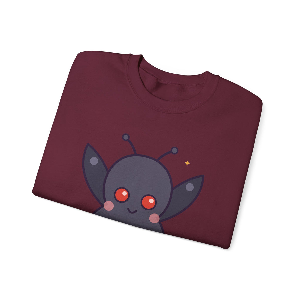 Cute Mothman Graphic Pullover Sweatshirt