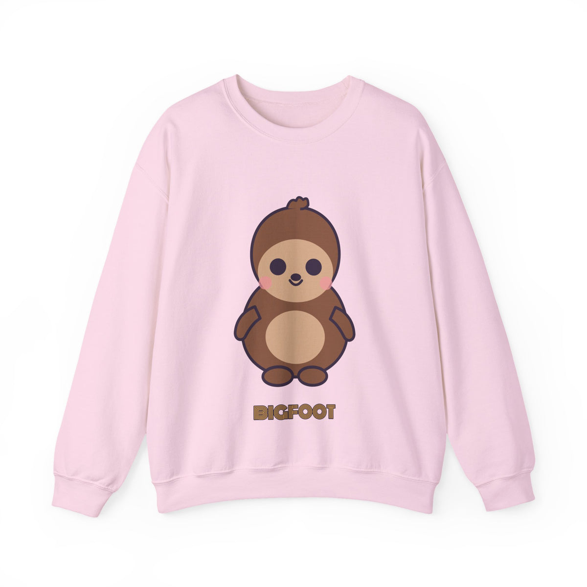 Cute Bigfoot Unisex Graphic Pullover Sweatshirt