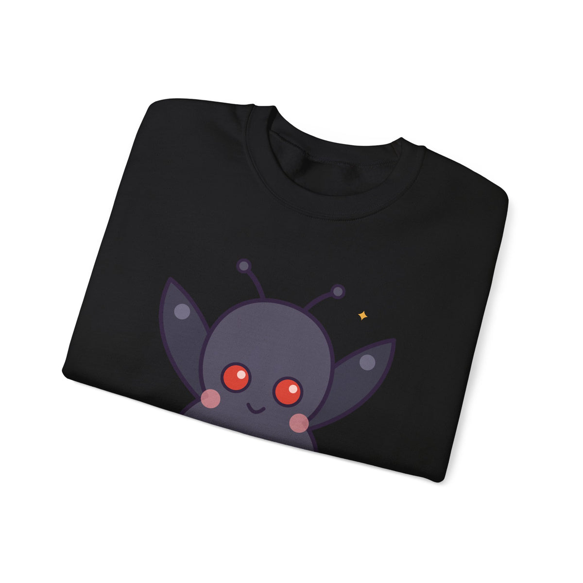 Cute Mothman Graphic Pullover Sweatshirt