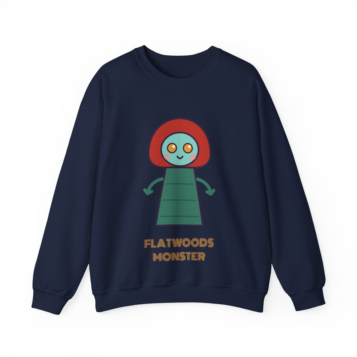 Cute Flatwoods Monster Unisex Graphic Pullover Sweatshirt