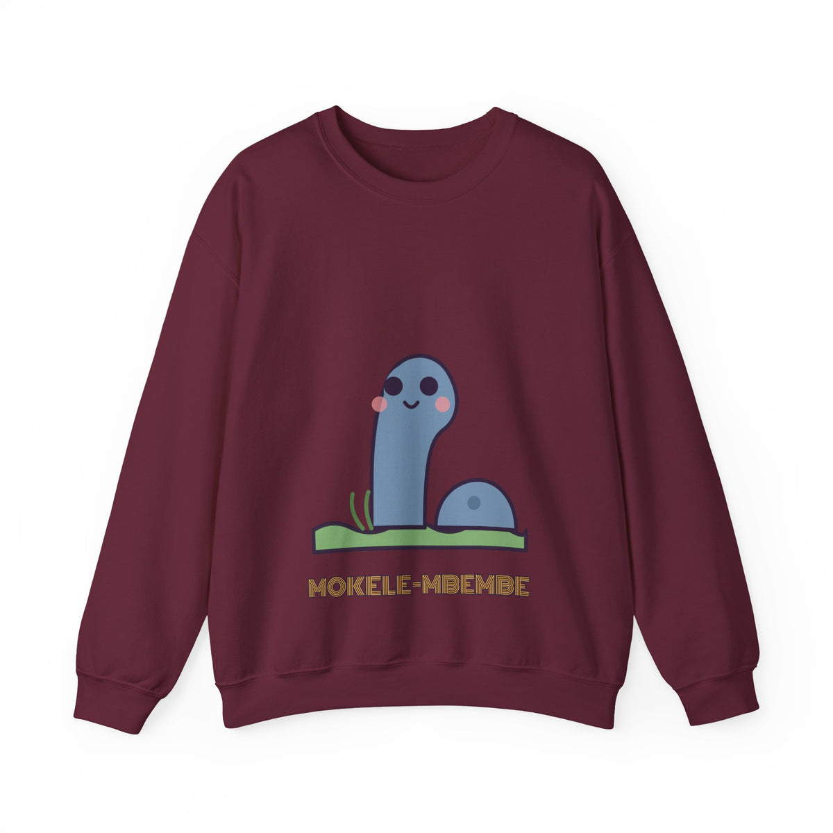 Cute Mokele Mbembe Unisex Graphic Pullover Sweatshirt