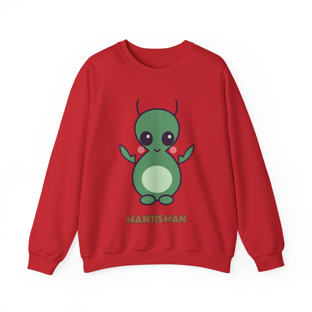 Cute Mantis Man Unisex Graphic Pullover Sweatshirt