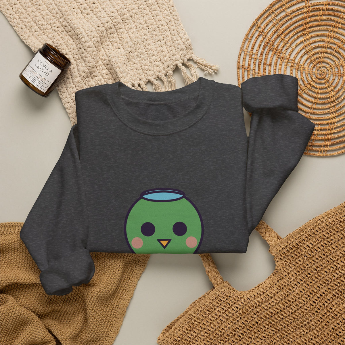 Cute Kappa Unisex Graphic Pullover Sweatshirt