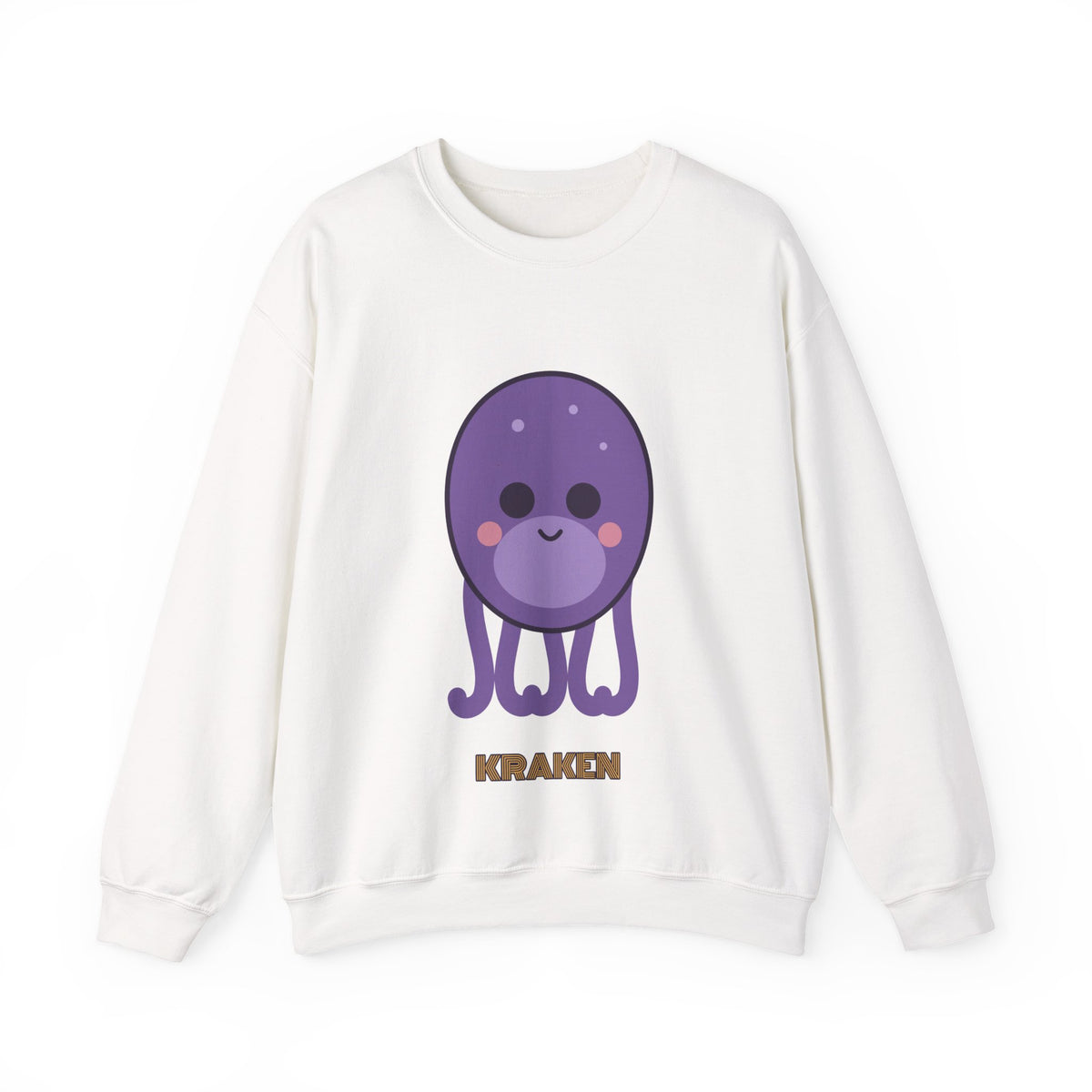Cute Kraken Unisex Graphic Pullover Sweatshirt