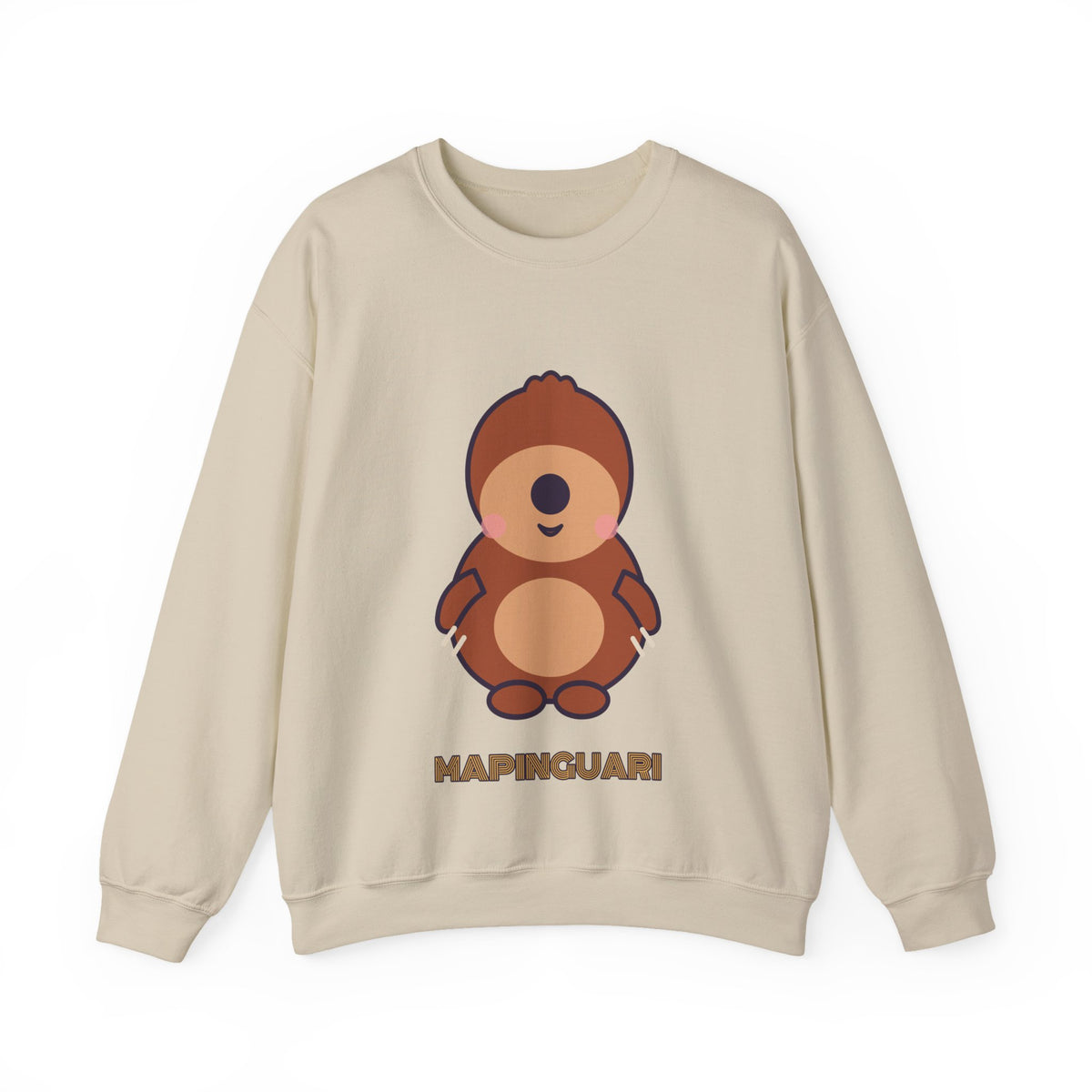 Cute Mapinguari Unisex Graphic Pullover Sweatshirt