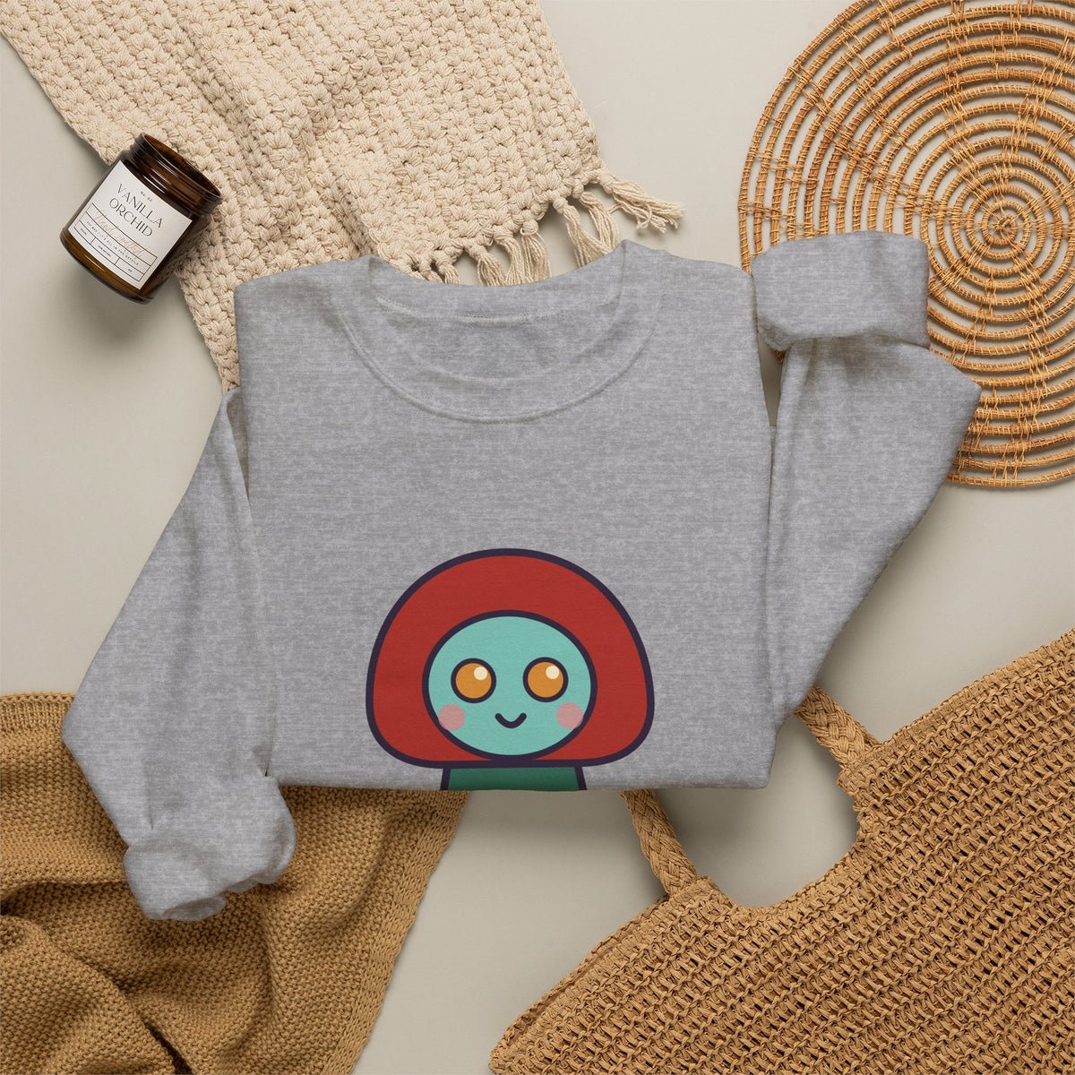 Cute Flatwoods Monster Unisex Graphic Pullover Sweatshirt