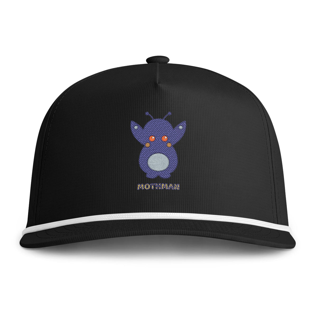 Sunwashed Rope Cap — Cute Mothman Embroidered Baseball Hat