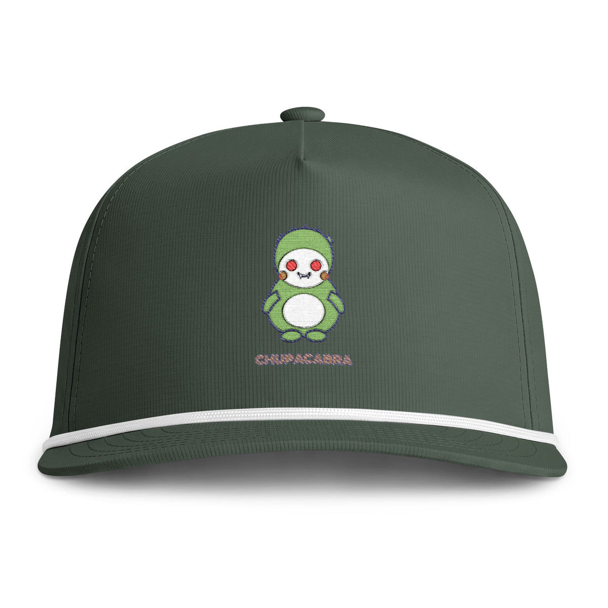 Cute Chupacabra Embroidered Baseball Hat — Sunwashed Rope Cap