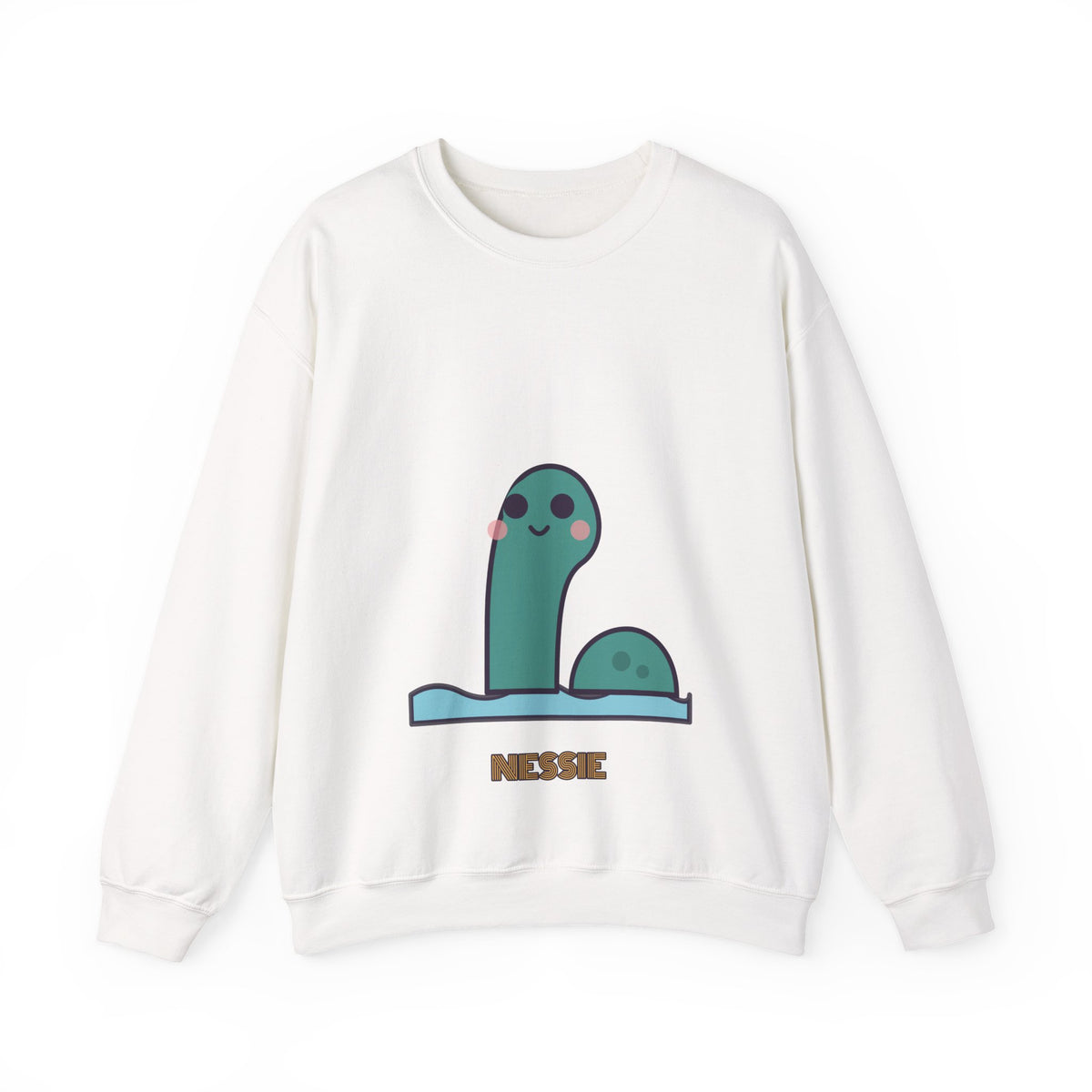 Cute Nessie Unisex Graphic Pullover Sweatshirt