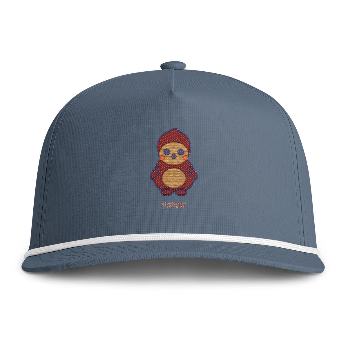 Cute Yowie Embroidered Baseball Hat — Sunwashed Rope Cap