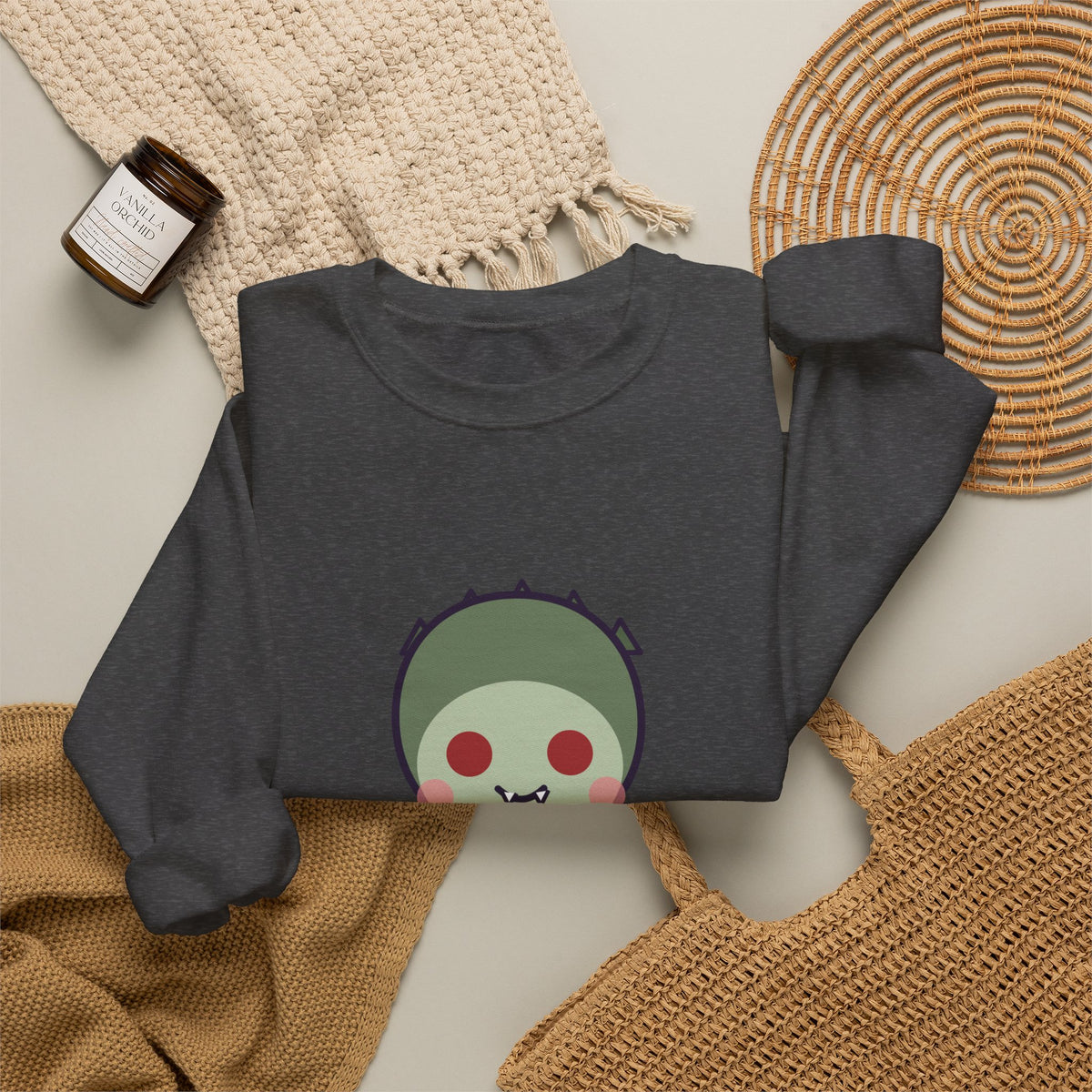 Cute Chupacabra Unisex Graphic Pullover Sweatshirt