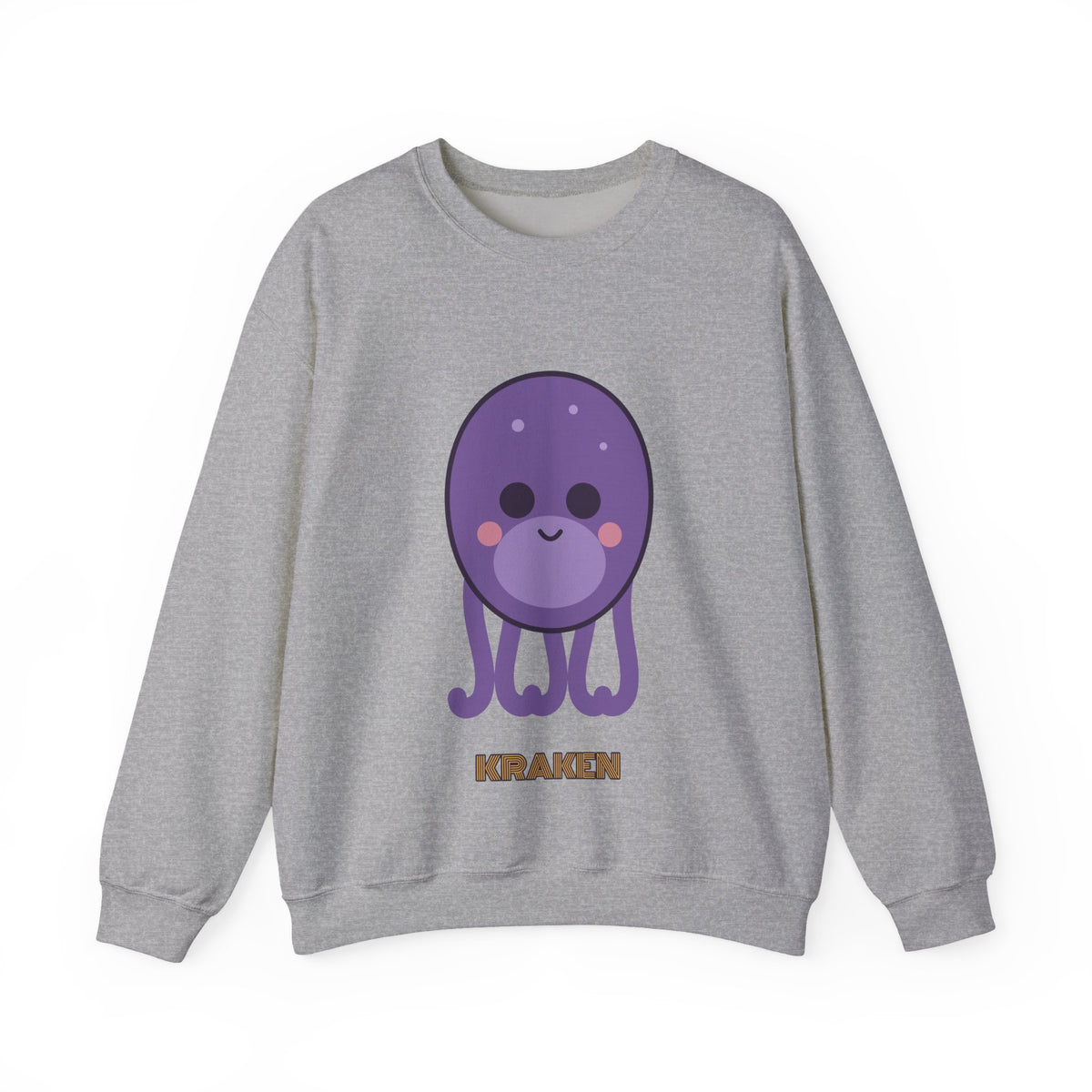 Cute Kraken Unisex Graphic Pullover Sweatshirt