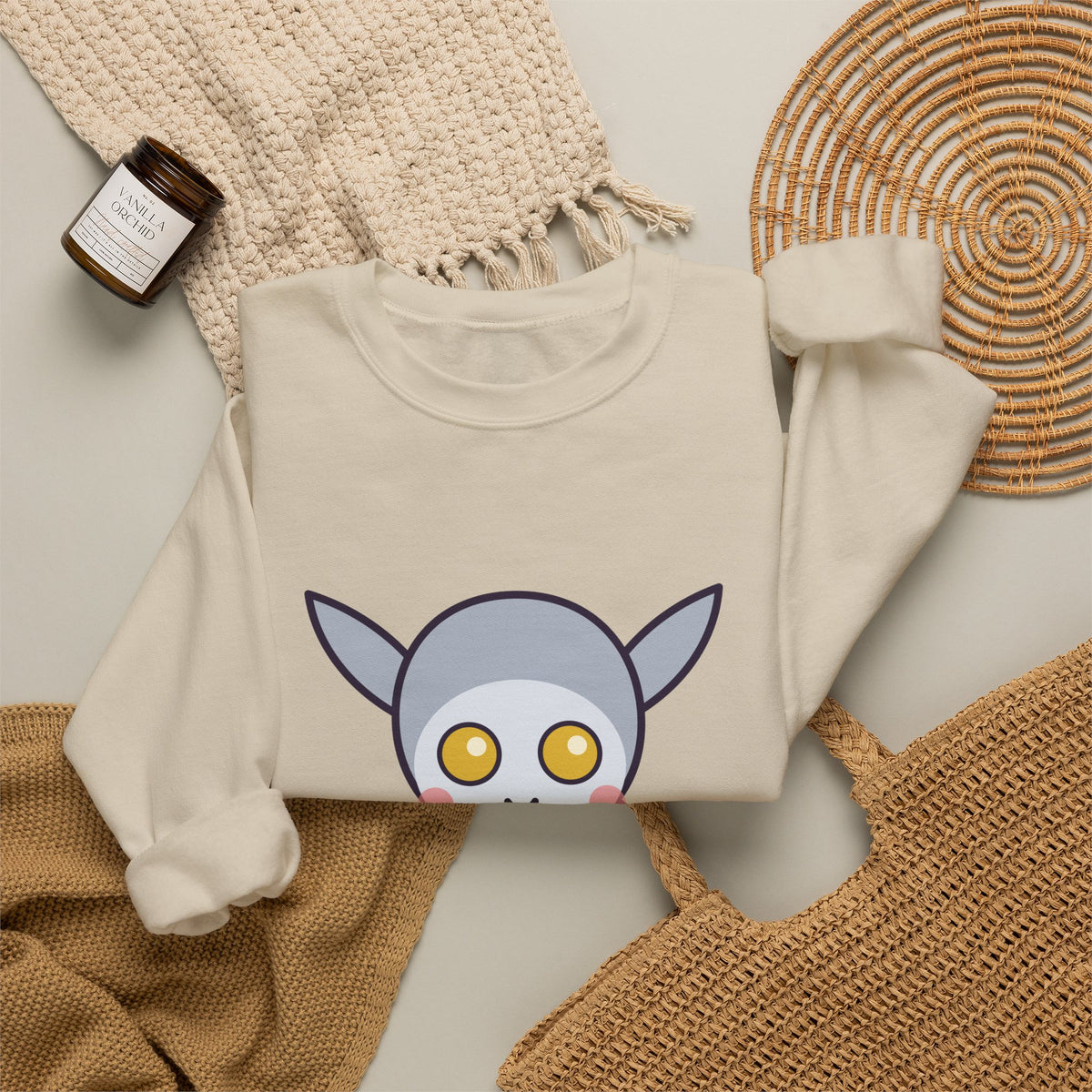 Cute Hopkinsville Goblin Unisex Graphic Pullover Sweatshirt