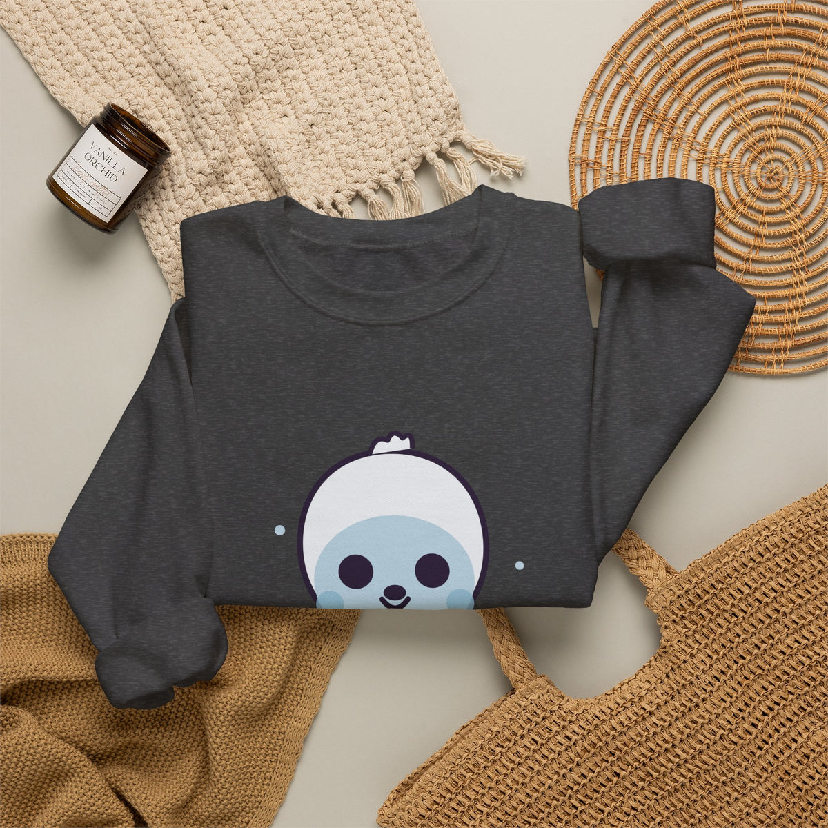 Cute Yeti Unisex Graphic Pullover Sweatshirt