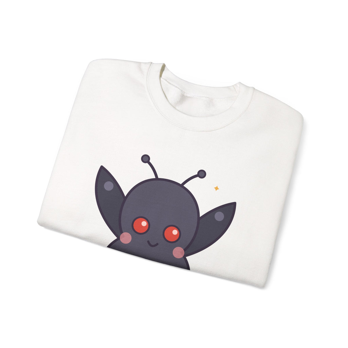 Cute Mothman Graphic Pullover Sweatshirt